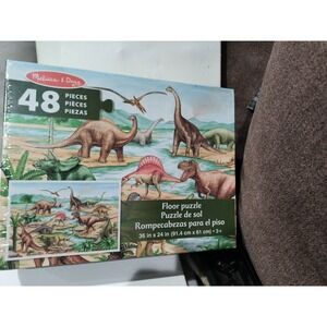 Melissa & Doug Dinosaurs 48 Piece Floor Puzzle 36" x 24" New Sealed